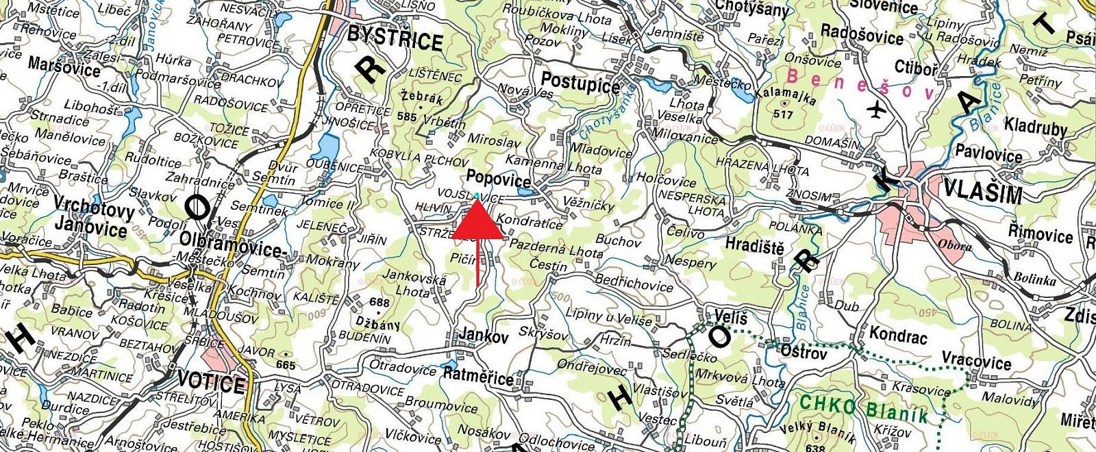 Bystřice - Kobylí a Plchov, okres Benešov