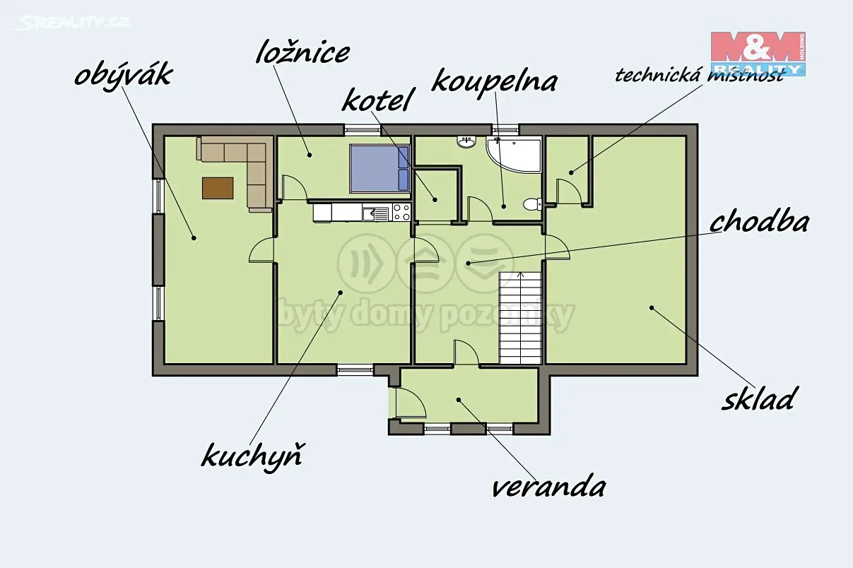Prodej  rodinného domu 196 m², pozemek 2 674 m², Teplá - Mrázov, okres Cheb