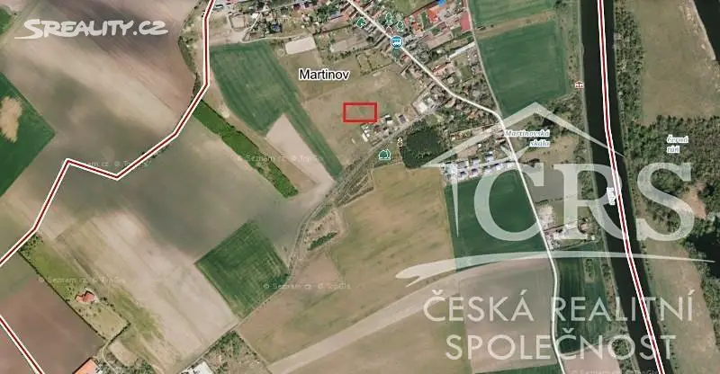 Prodej  stavebního pozemku 861 m², Sukorady - Martinovice, okres Mladá Boleslav