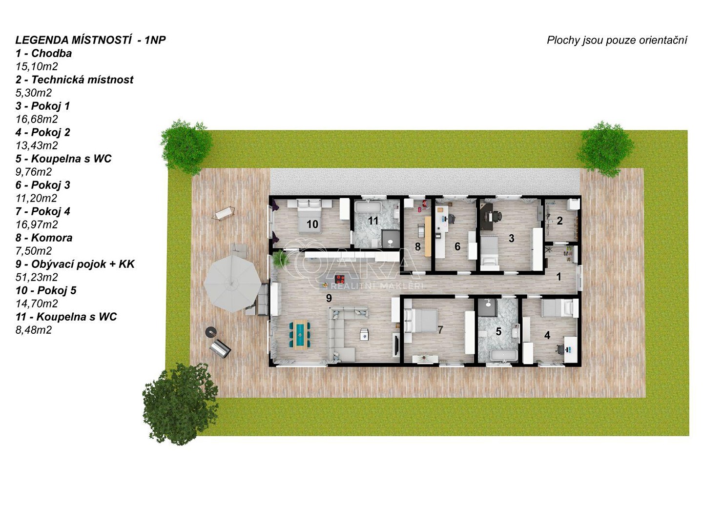 Prodej  rodinného domu 170 m², pozemek 1 618 m², Hradištko, okres Nymburk