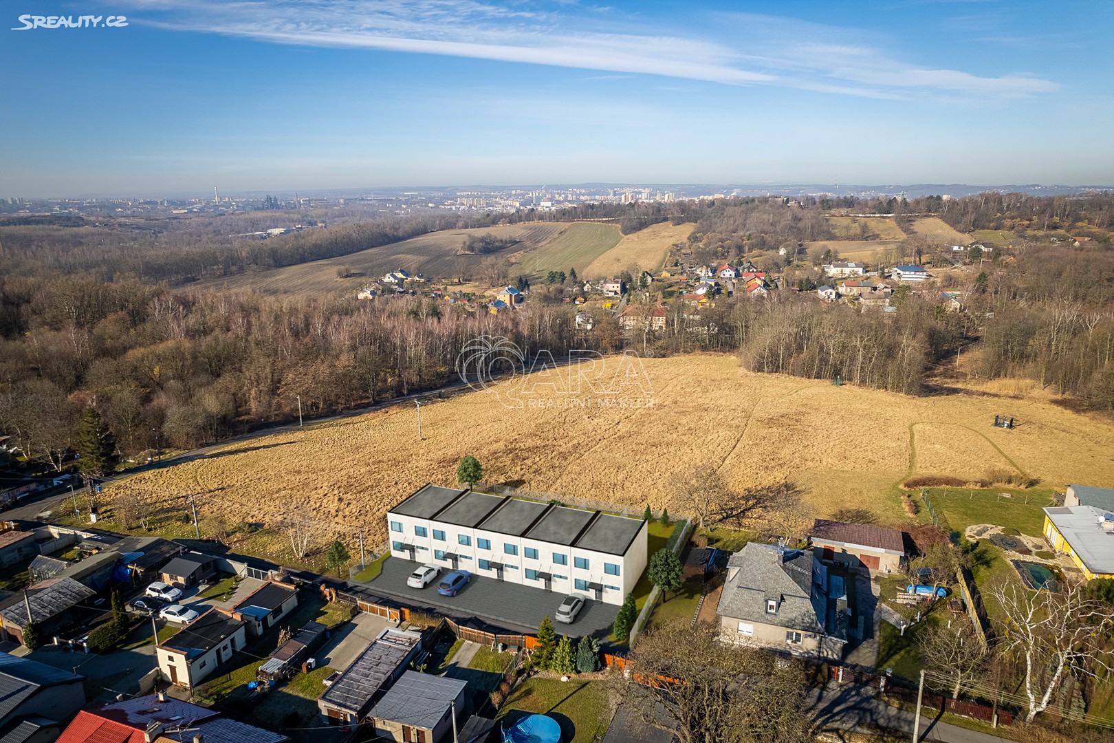 Prodej  stavebního pozemku 1 348 m², Kramolišova, Ostrava - Slezská Ostrava