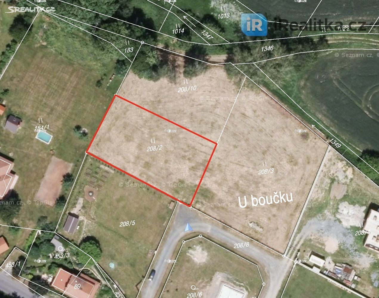 Prodej  stavebního pozemku 1 080 m², Uhlířské Janovice - Janovická Lhota, okres Kutná Hora