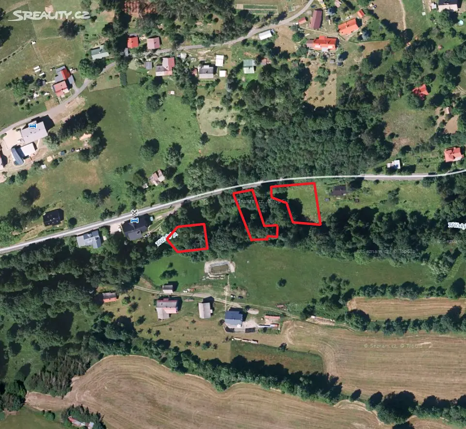 Prodej  zahrady 651 m², Vysoké nad Jizerou - Horní Tříč, okres Semily