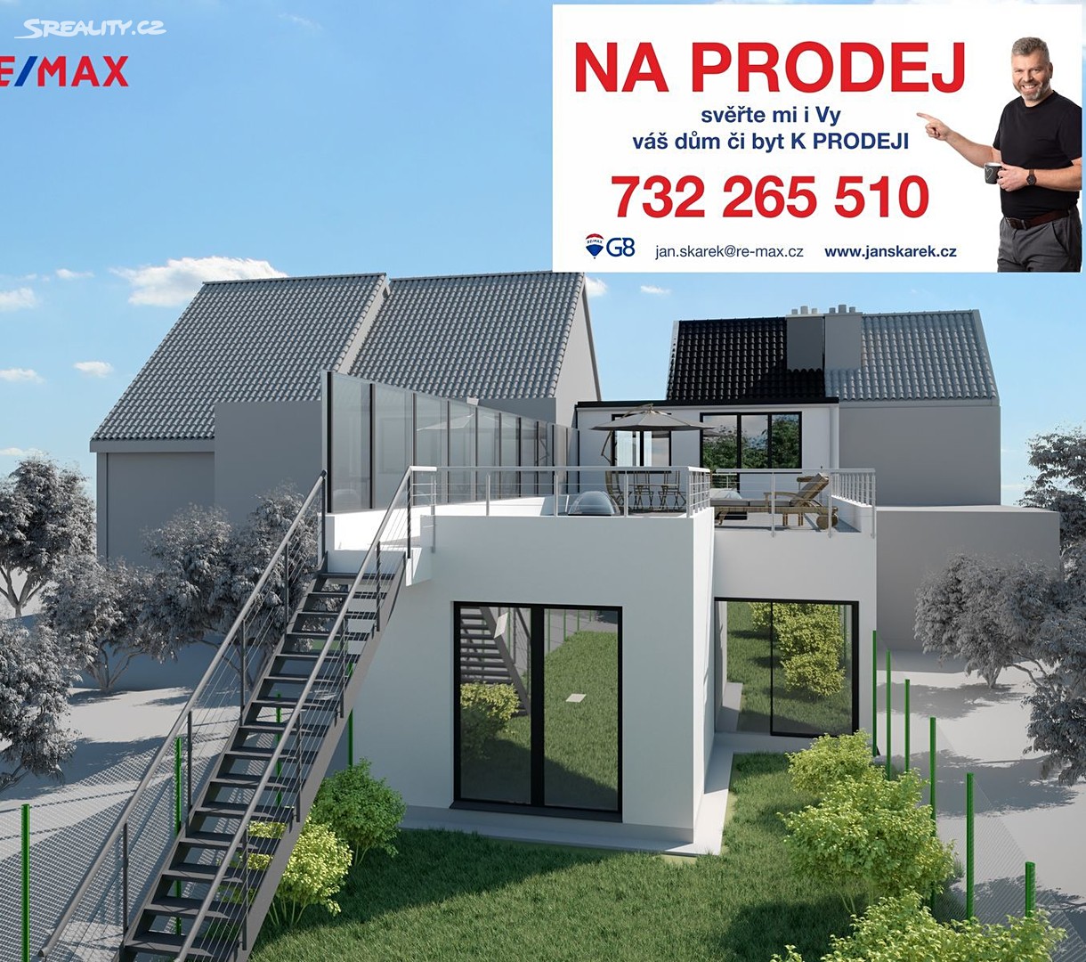 Prodej  rodinného domu 213 m², pozemek 548 m², Podzimní, Brno - Maloměřice