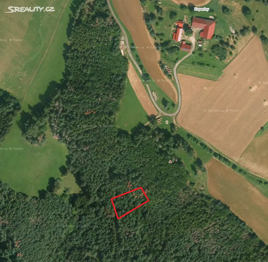 Prodej  lesa 870 m², Drahonín, okres Brno-venkov
