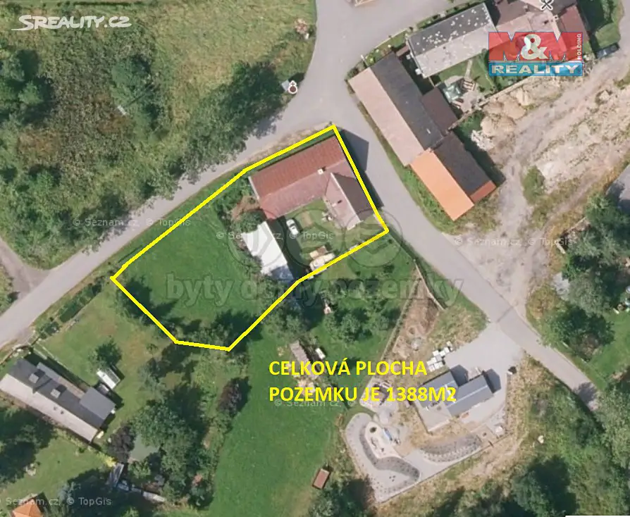 Prodej  rodinného domu 95 m², pozemek 1 388 m², Vimperk - Hrabice, okres Prachatice