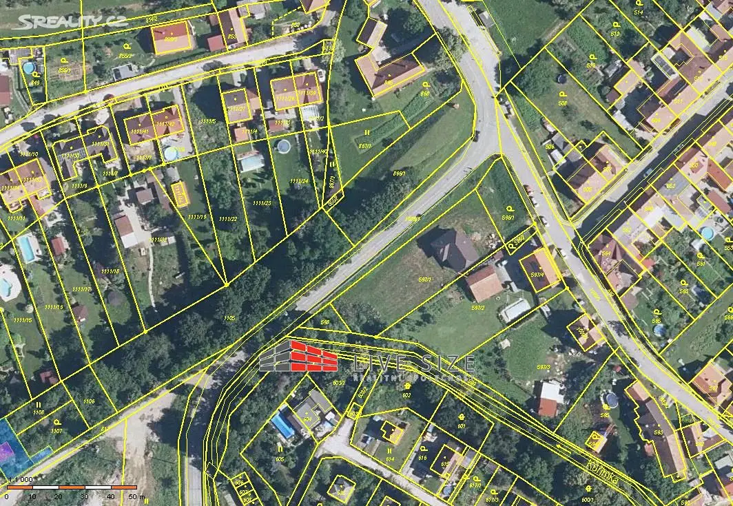 Prodej  stavebního pozemku 2 224 m², Chudčice, okres Brno-venkov