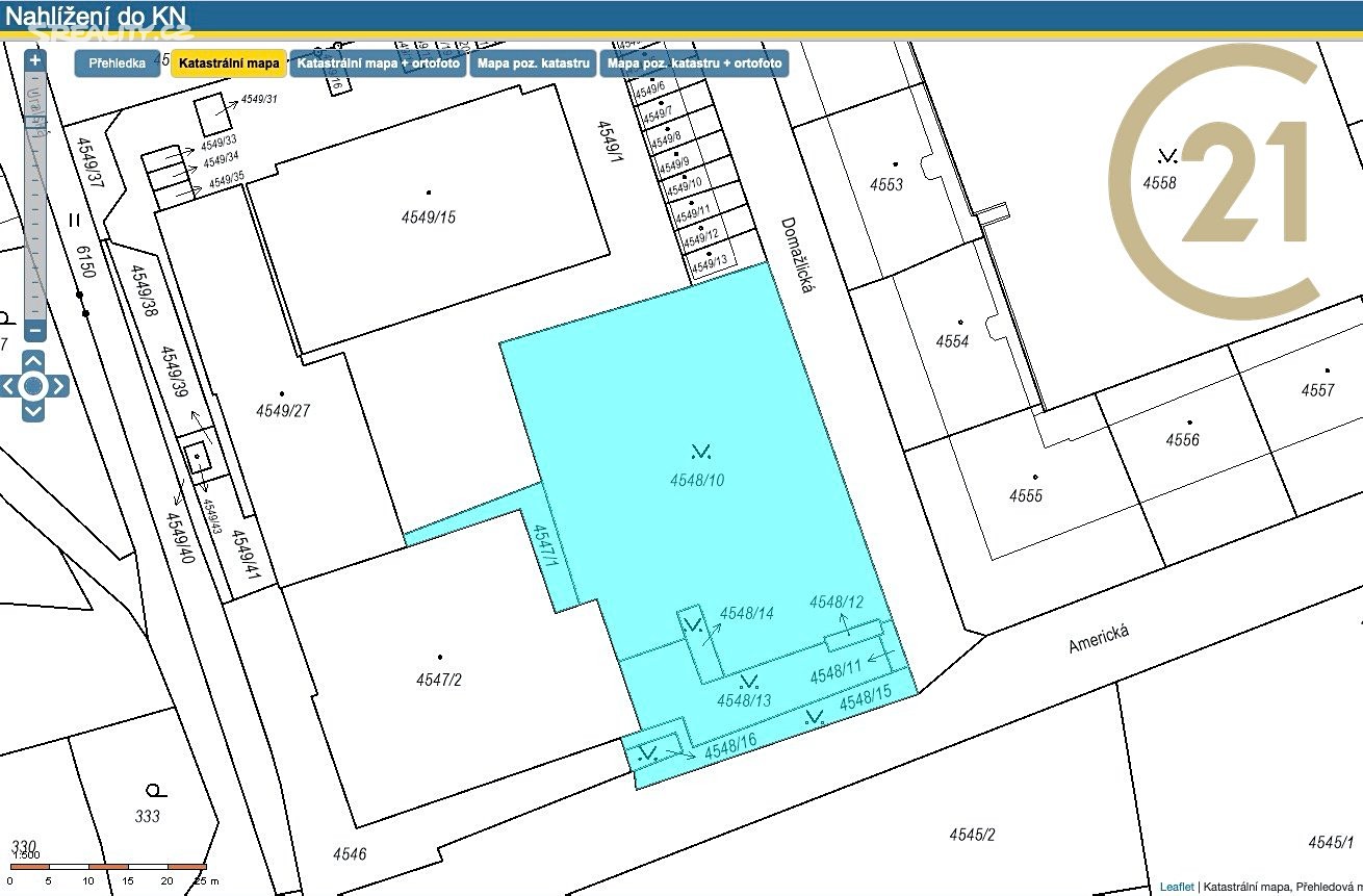 Prodej  stavebního pozemku 2 200 m², Liberec - Liberec III-Jeřáb, okres Liberec
