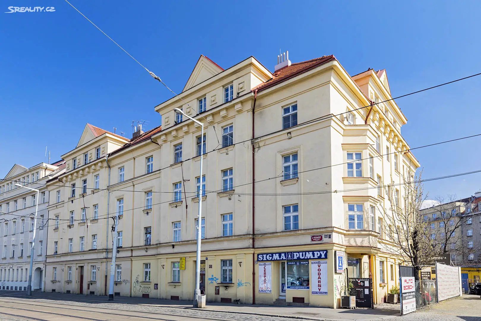 Pronájem bytu 2+1 58 m², U Výstaviště, Praha 7 - Holešovice