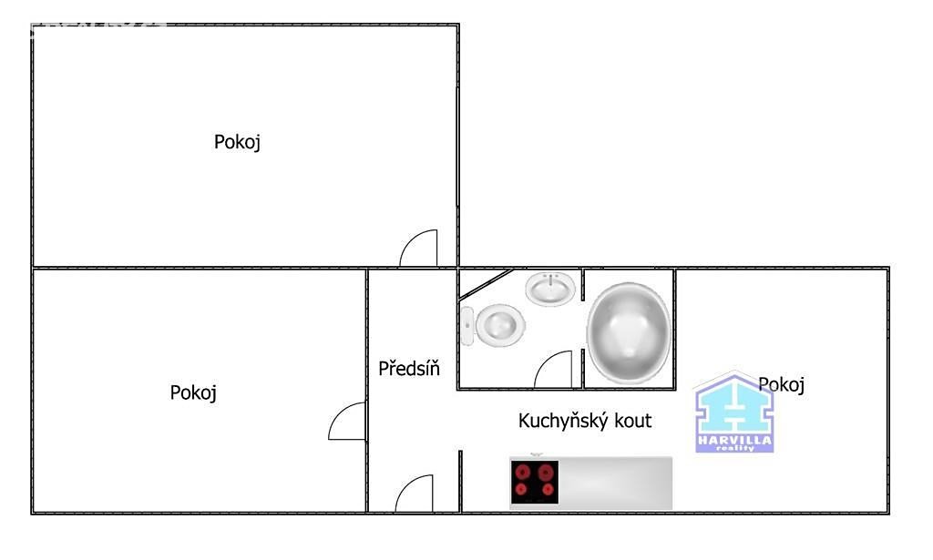 Prodej bytu atypické 59 m², Klatovská třída, Plzeň - Jižní Předměstí