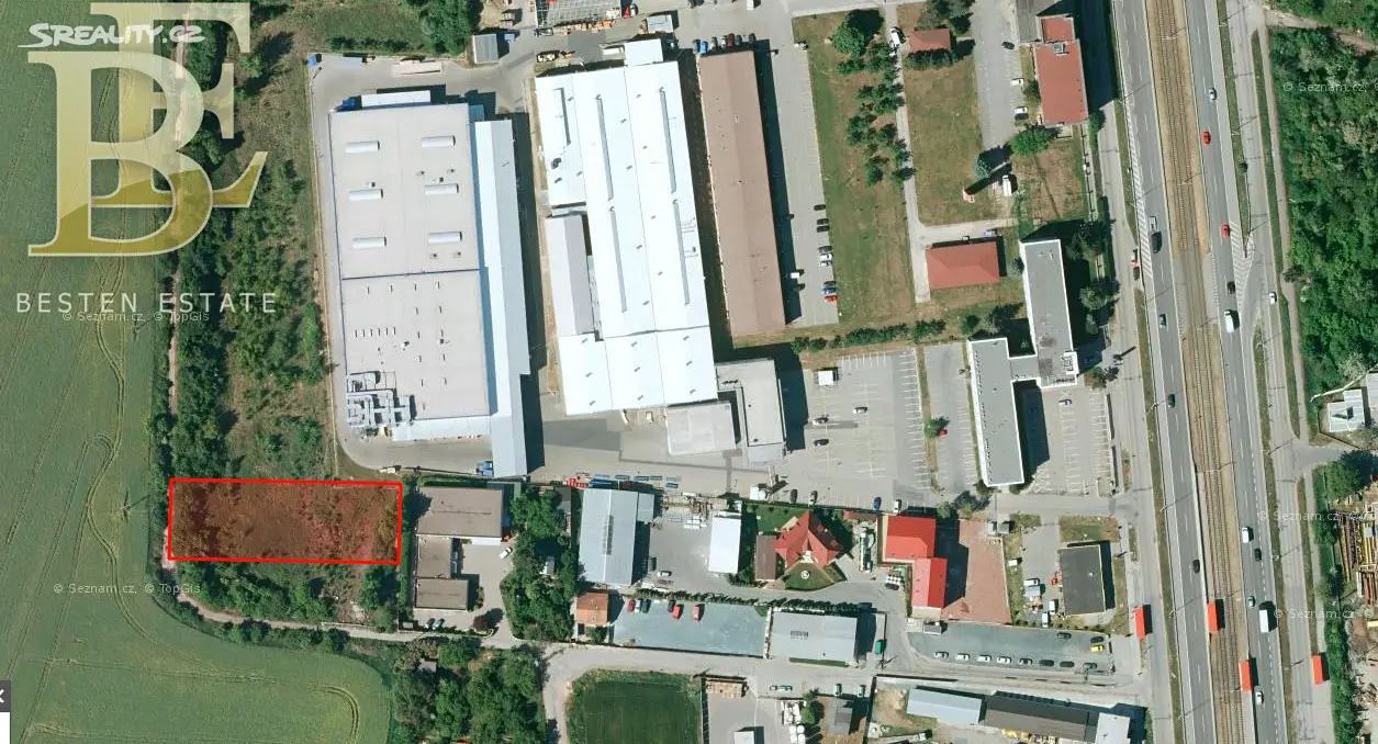 Prodej  komerčního pozemku 7 887 m², Brno - Přízřenice, okres Brno-město