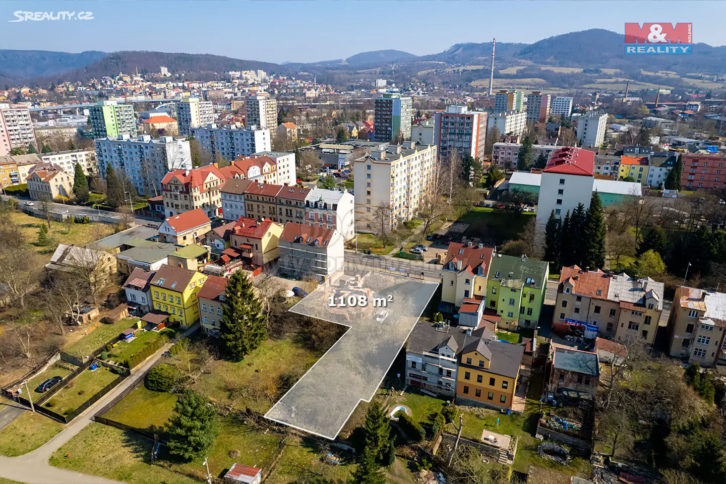 Prodej  stavebního pozemku 1 108 m², Litoměřická, Děčín - Děčín III-Staré Město