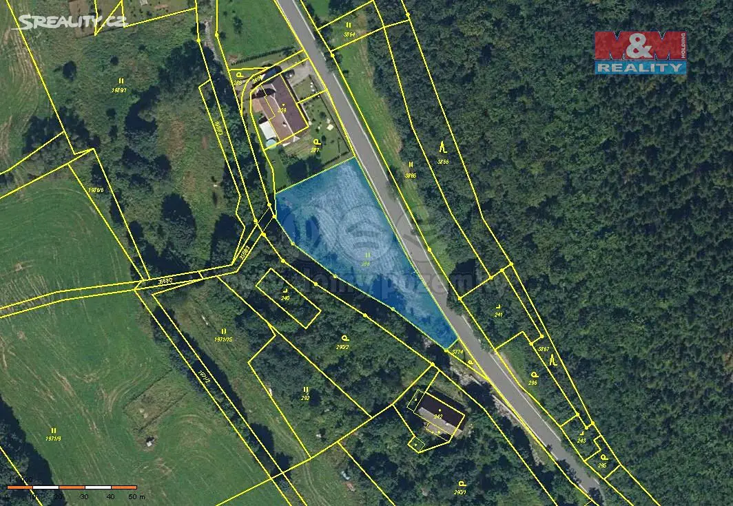 Prodej  pozemku 2 079 m², Vápenná, okres Jeseník