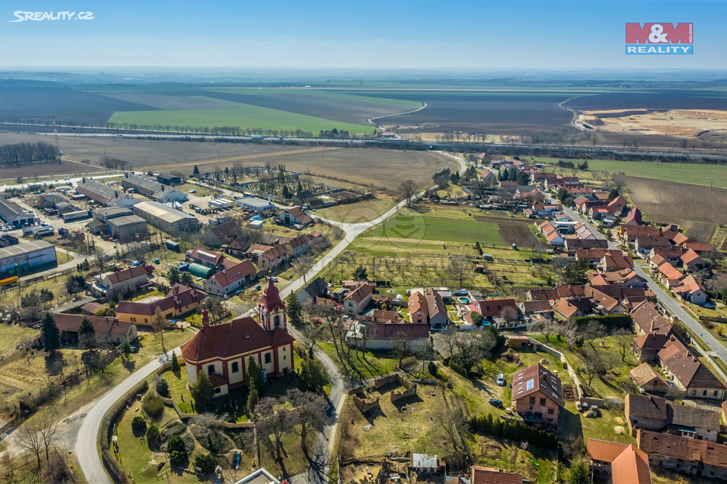 Prodej  stavebního pozemku 800 m², Ledčice, okres Mělník