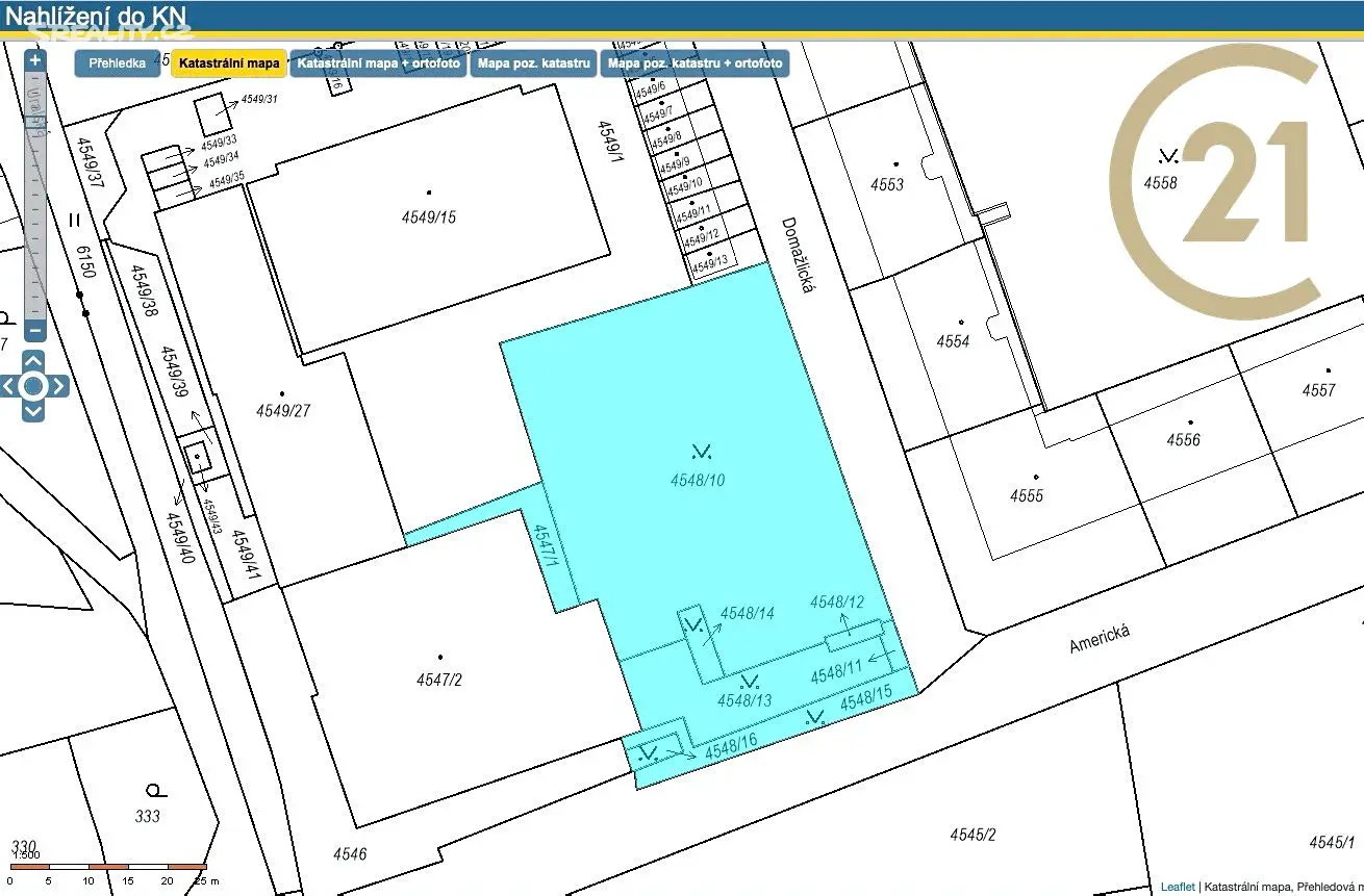 Prodej  stavebního pozemku 2 200 m², Liberec - Liberec (nečleněné město), okres Liberec