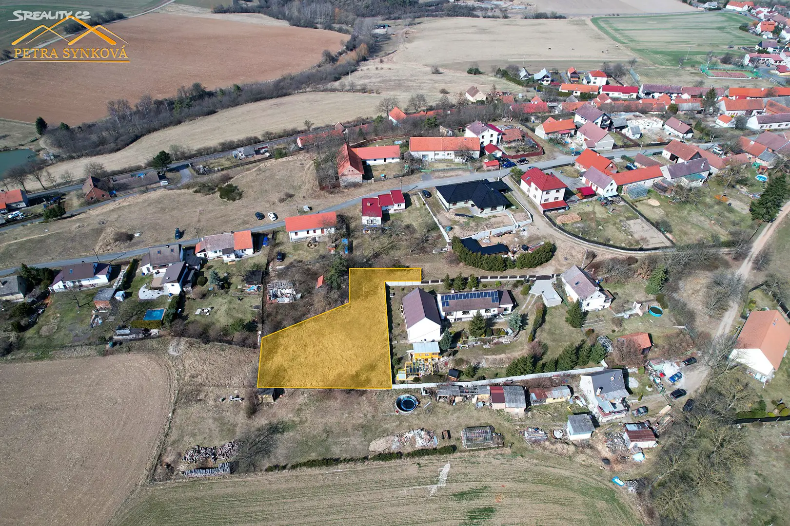 Prodej  stavebního pozemku 909 m², Podmokly, okres Rokycany
