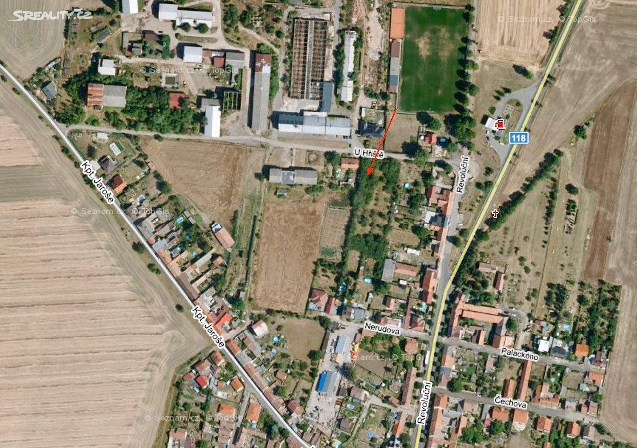 Prodej  stavebního pozemku 1 764 m², Zlonice, okres Kladno