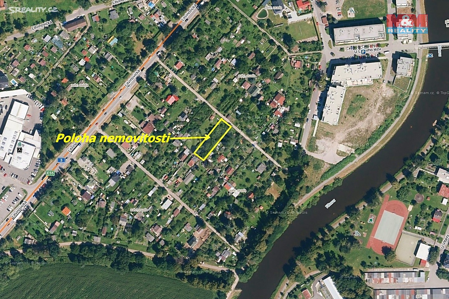 Pronájem  zahrady 798 m², Litvínovická, České Budějovice - České Budějovice 2