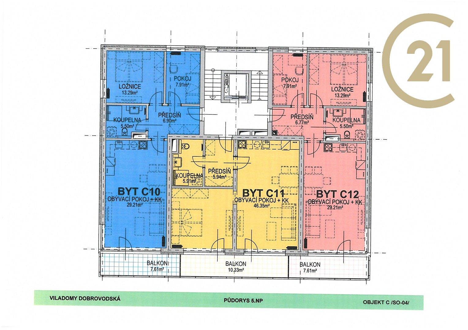 Prodej bytu 2+kk 61 m², Dobrovodská, České Budějovice