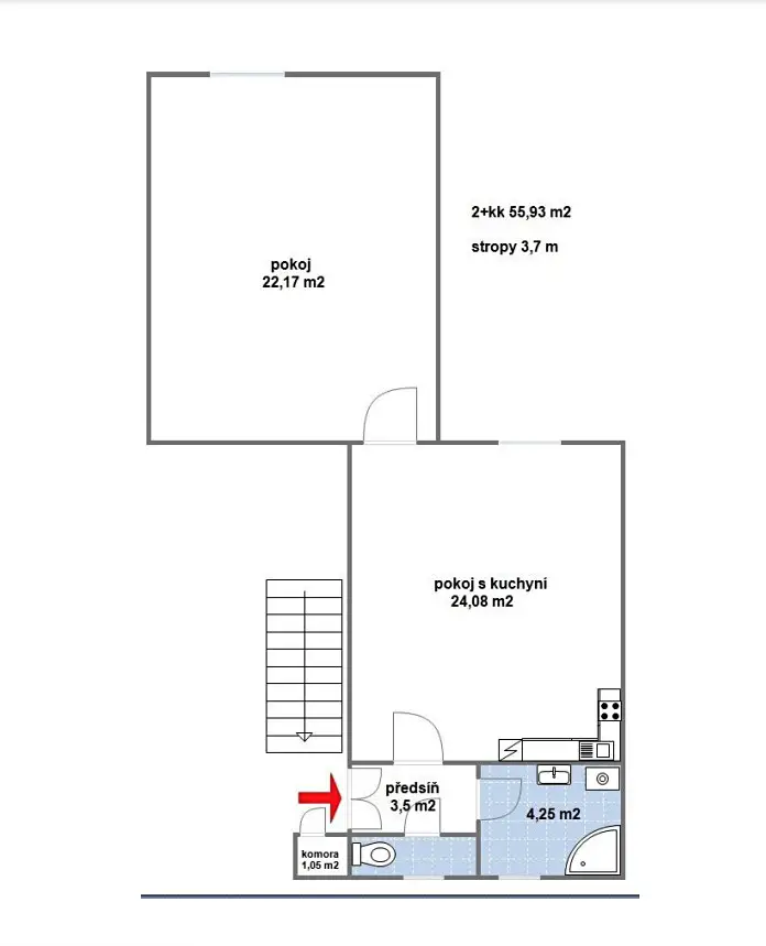 Prodej bytu 2+kk 60 m², Valdštejnské náměstí, Praha 1 - Malá Strana