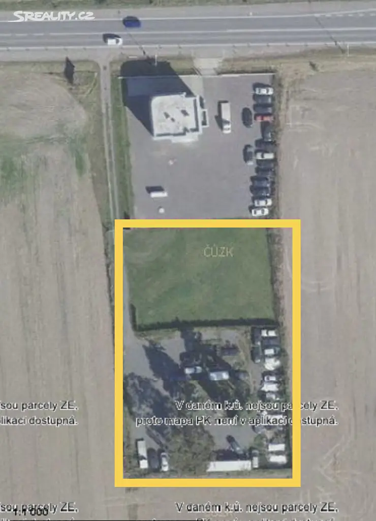 Prodej  komerčního pozemku 2 550 m², Poděbrady - Přední Lhota, okres Nymburk