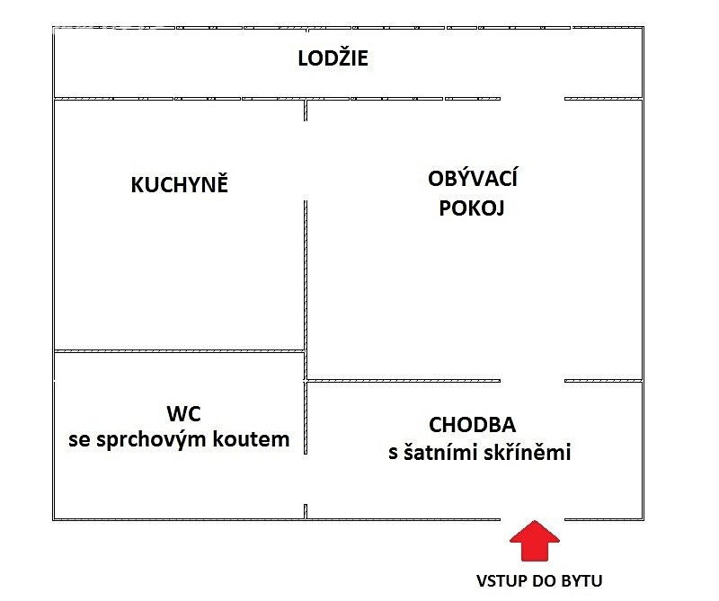 Pronájem bytu 1+1 41 m², Zálesí, Praha 4 - Krč