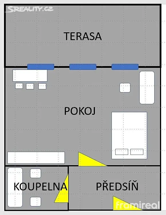 Pronájem bytu 1+kk 44 m², Poděbradova, Brno - Ponava