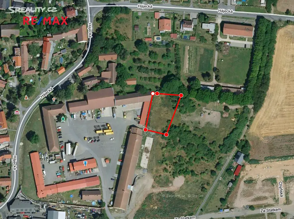Pronájem  pozemku 1 600 m², Červený Újezd, okres Praha-západ