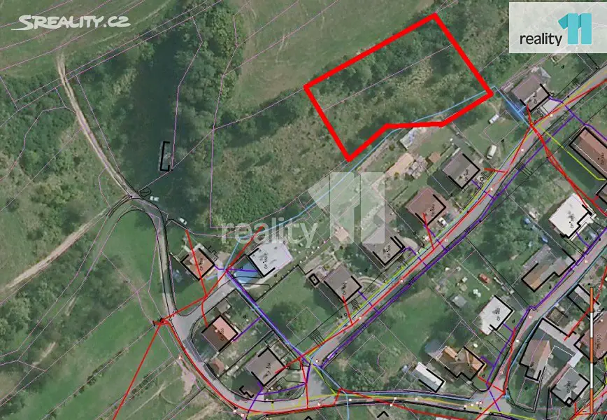 Prodej  stavebního pozemku 2 132 m², Hošťálková, okres Vsetín
