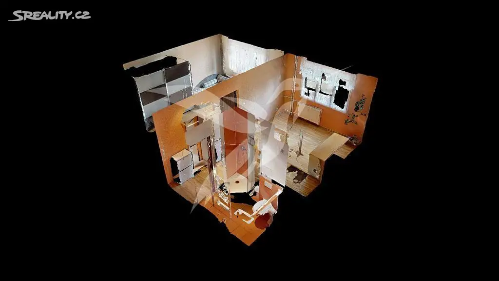 Pronájem bytu 1+1 36 m², Vodárenská, Líně