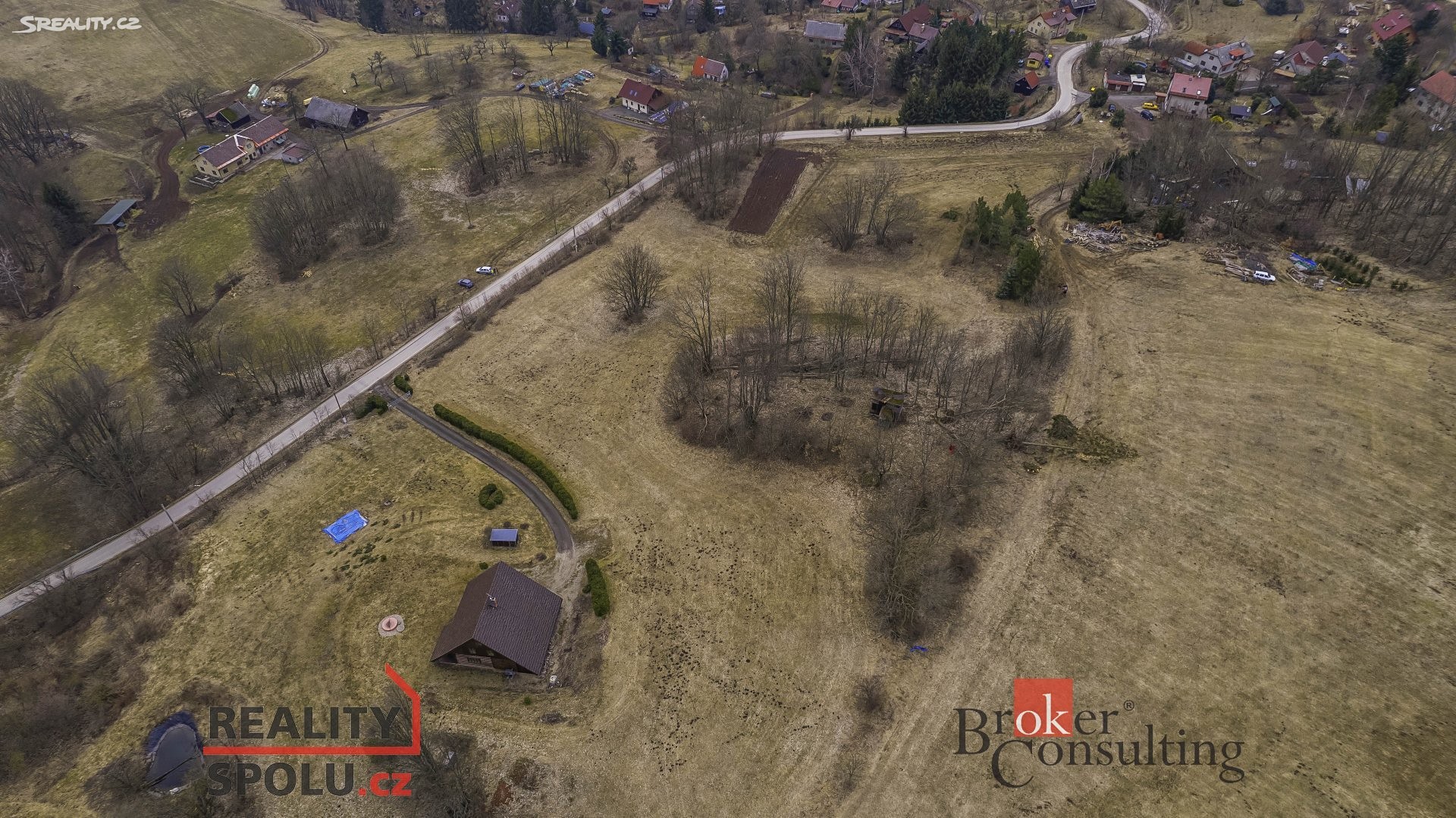Prodej  stavebního pozemku 6 734 m², Lomnice nad Popelkou - Rváčov, okres Semily