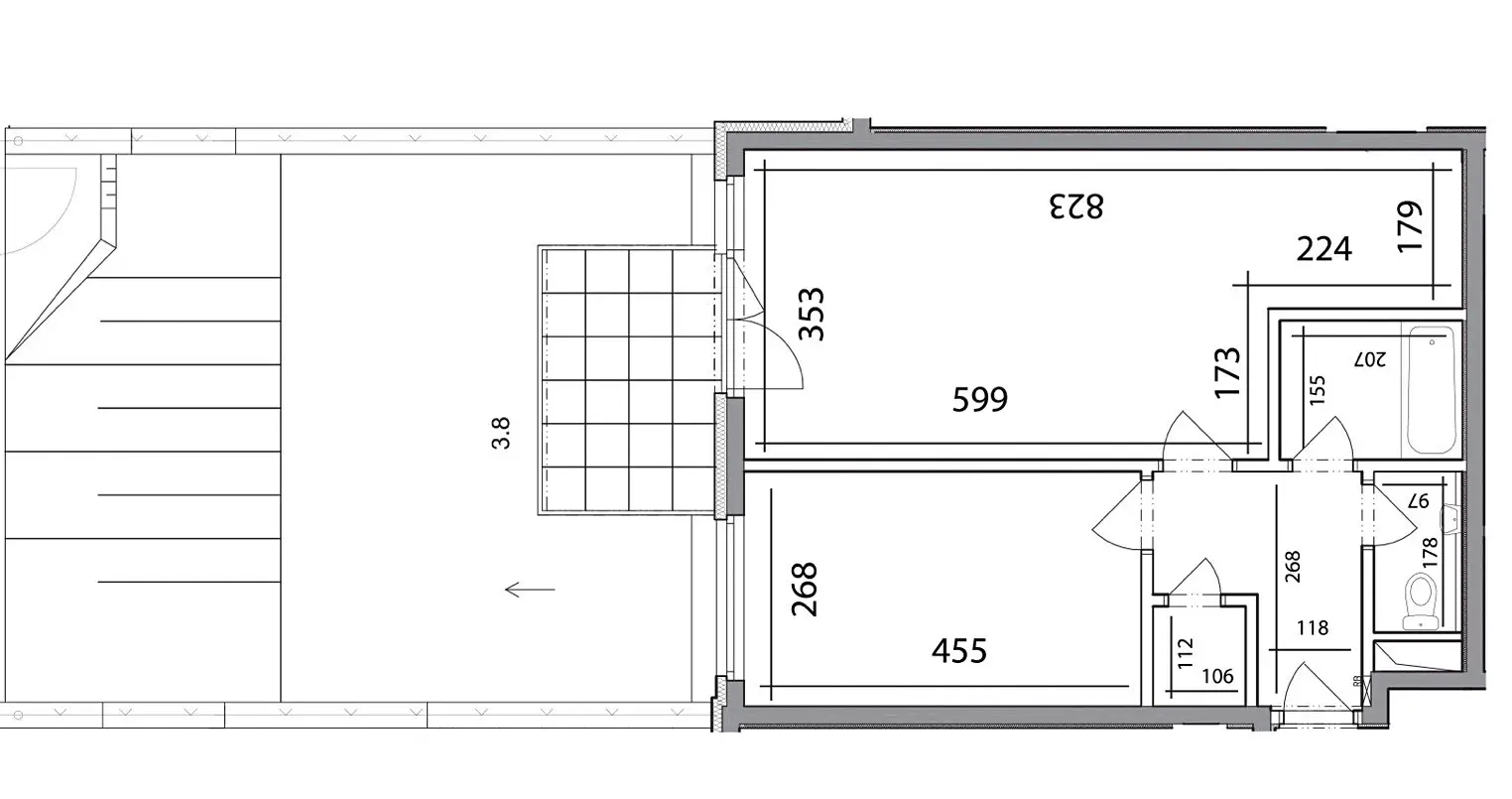Pronájem bytu 2+kk 49 m², Vladycká, Praha 10 - Hostivař