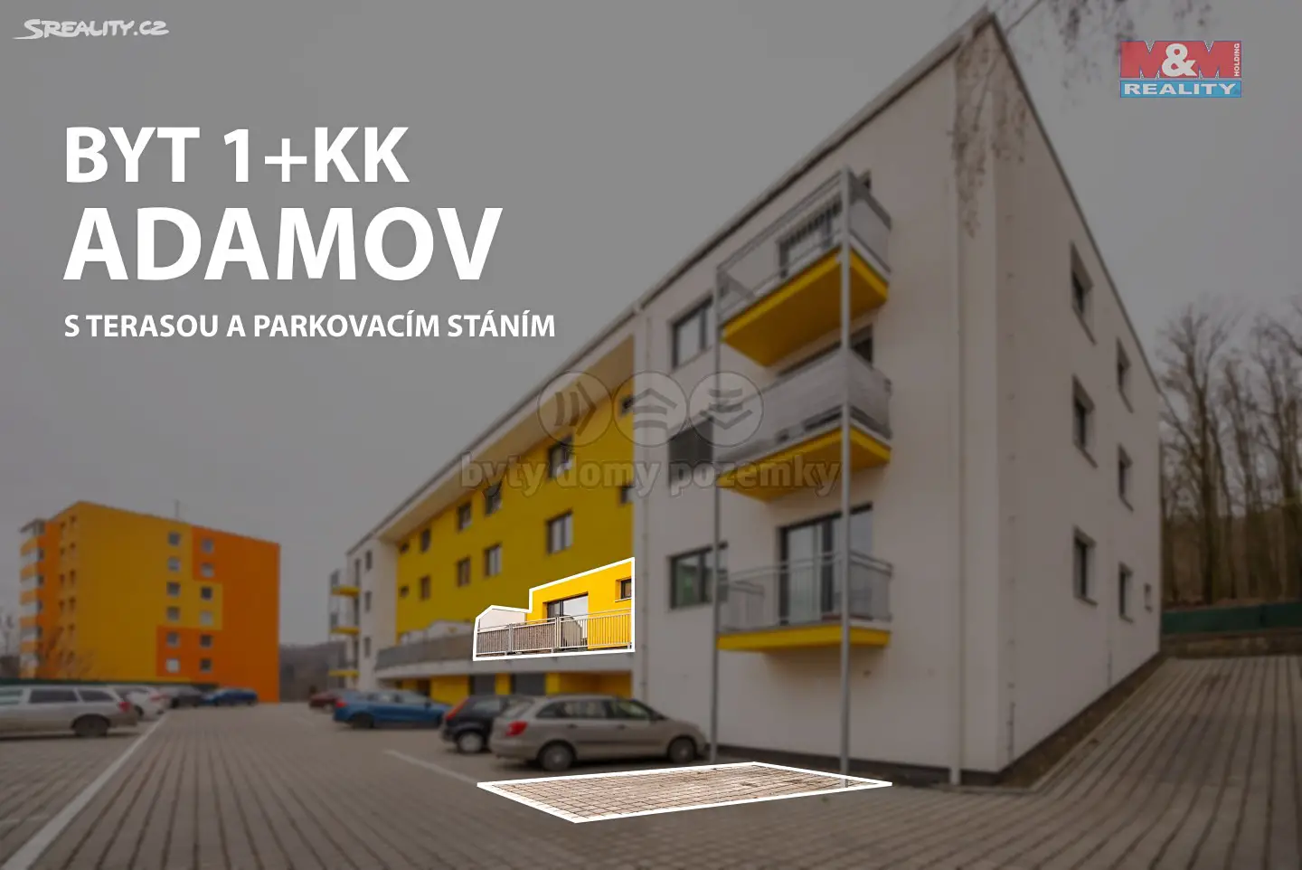 Prodej bytu 1+kk 35 m², Ronovská, Adamov
