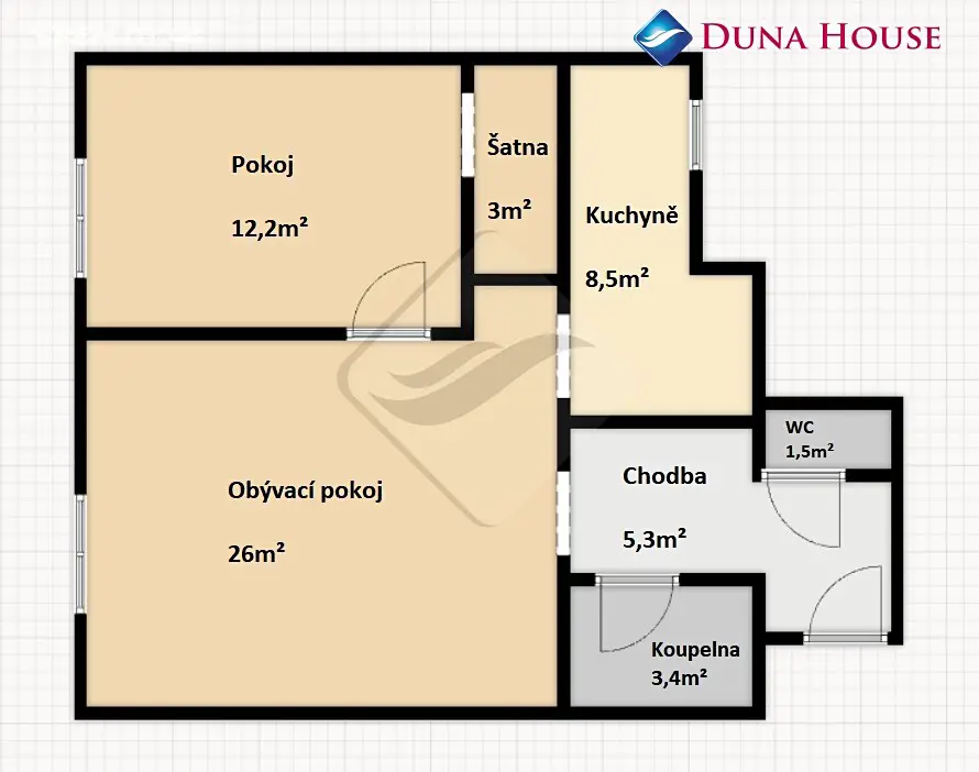 Prodej bytu 2+1 60 m², Rejskova, Praha 2 - Vinohrady