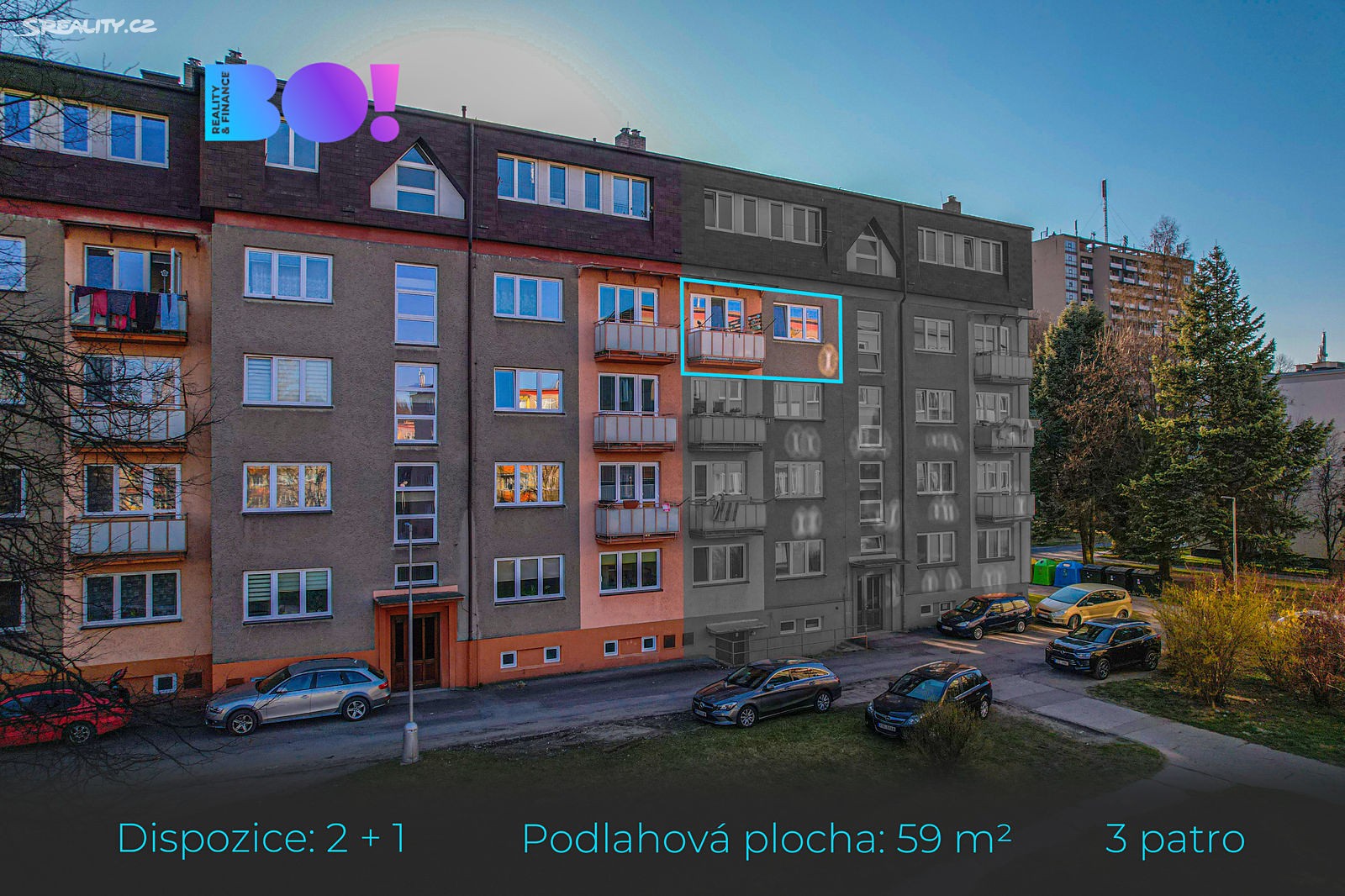 Prodej bytu 2+1 54 m², Palackého, Třinec - Lyžbice