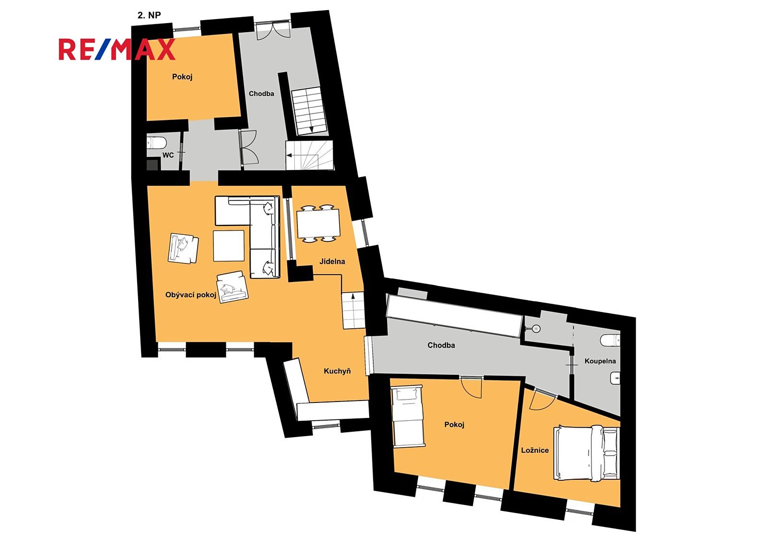 Prodej bytu 4+kk 123 m², Velké náměstí, Strakonice - Strakonice I