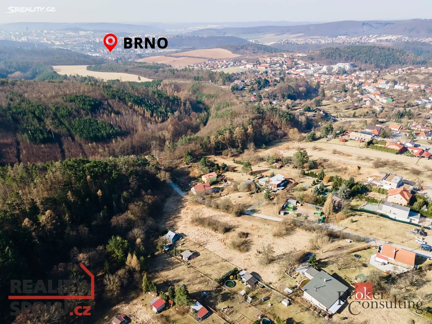 Prodej  stavebního pozemku 898 m², Brno - Ořešín, okres Brno-město