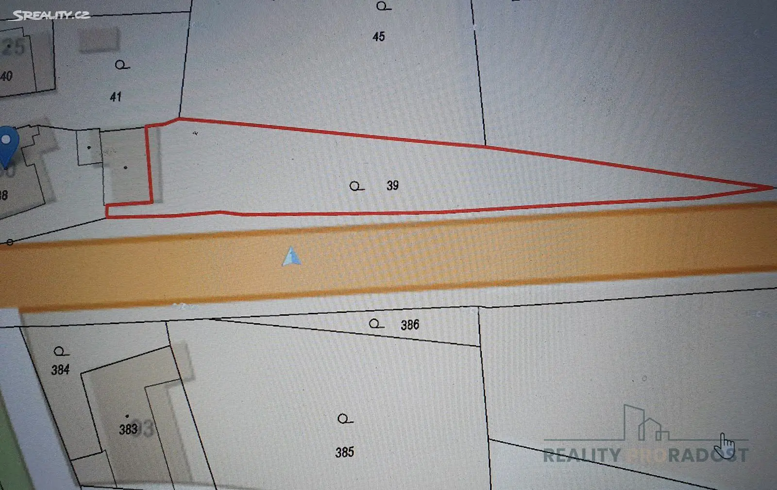 Prodej  stavebního pozemku 1 147 m², Černotín, okres Přerov