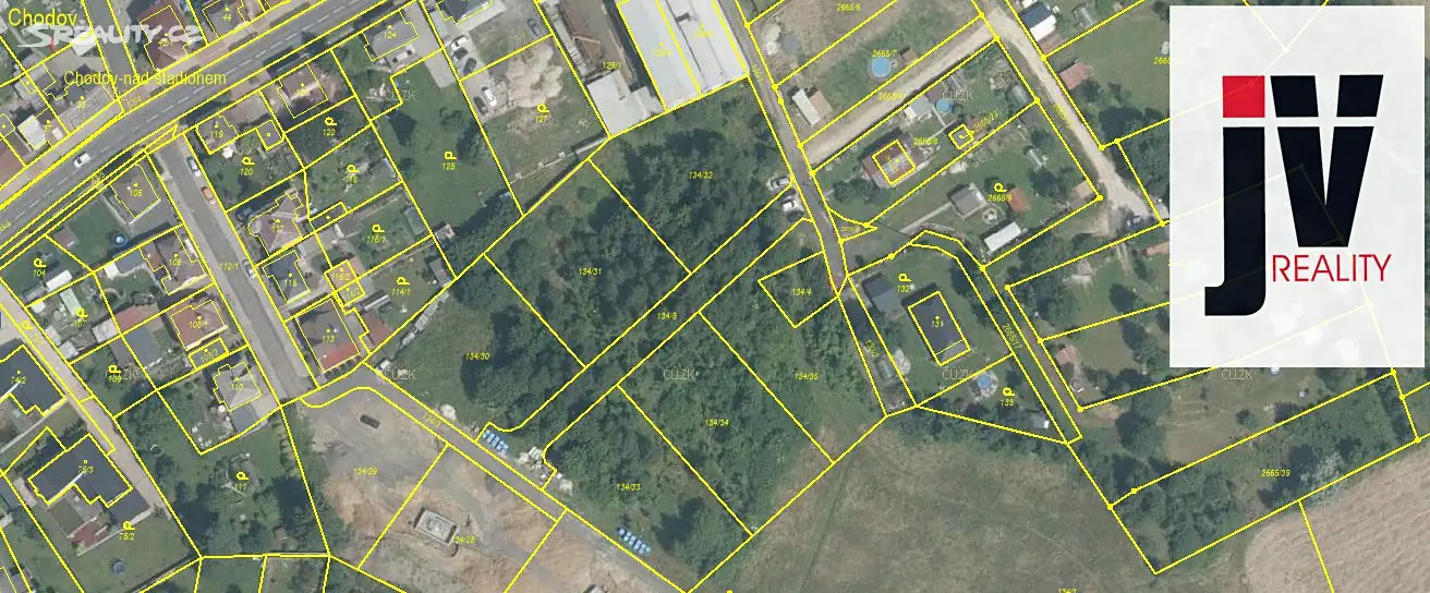 Prodej  stavebního pozemku 1 272 m², Chodov, okres Sokolov