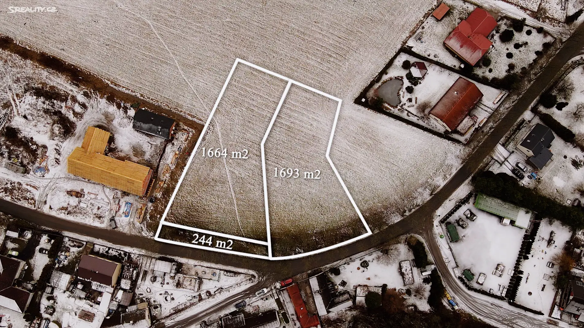 Prodej  stavebního pozemku 3 601 m², Nenačovice, okres Beroun