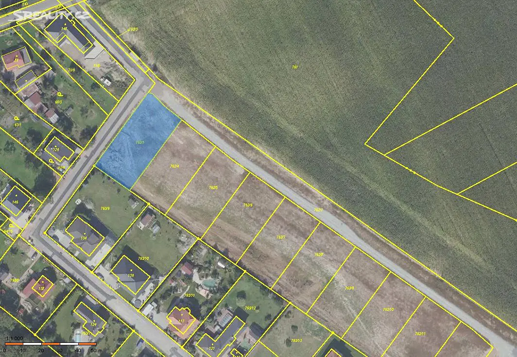 Prodej  stavebního pozemku 1 144 m², Sedlec, okres Mladá Boleslav
