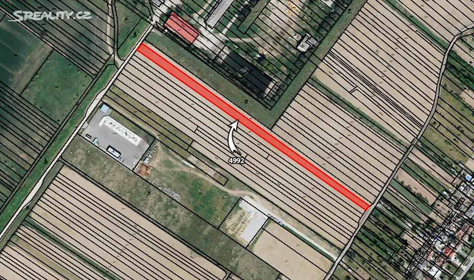 Prodej  komerčního pozemku 1 525 m², Moravský Písek, okres Hodonín
