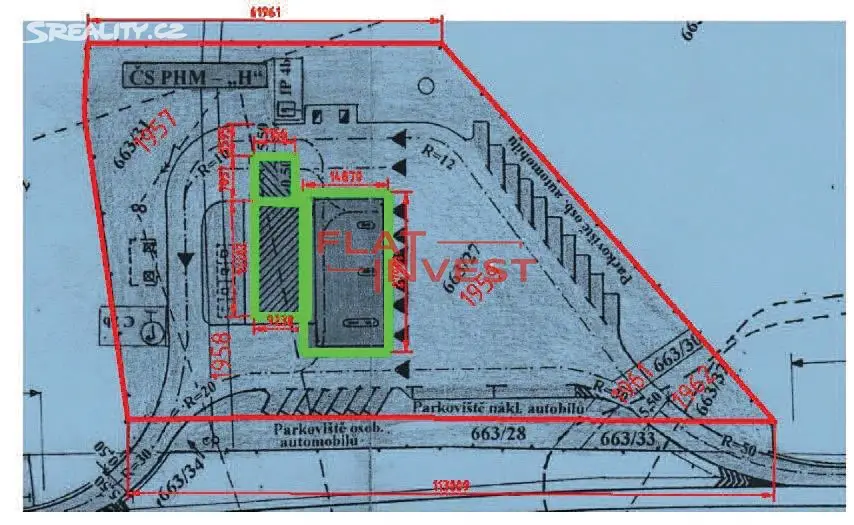 Prodej  komerčního pozemku 5 724 m², Nové Dvory, okres Kutná Hora