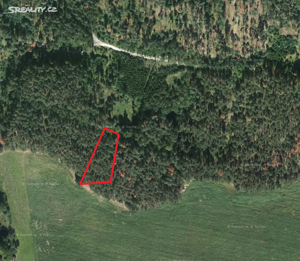 Prodej  lesa 2 510 m², Horažďovice - Komušín, okres Klatovy
