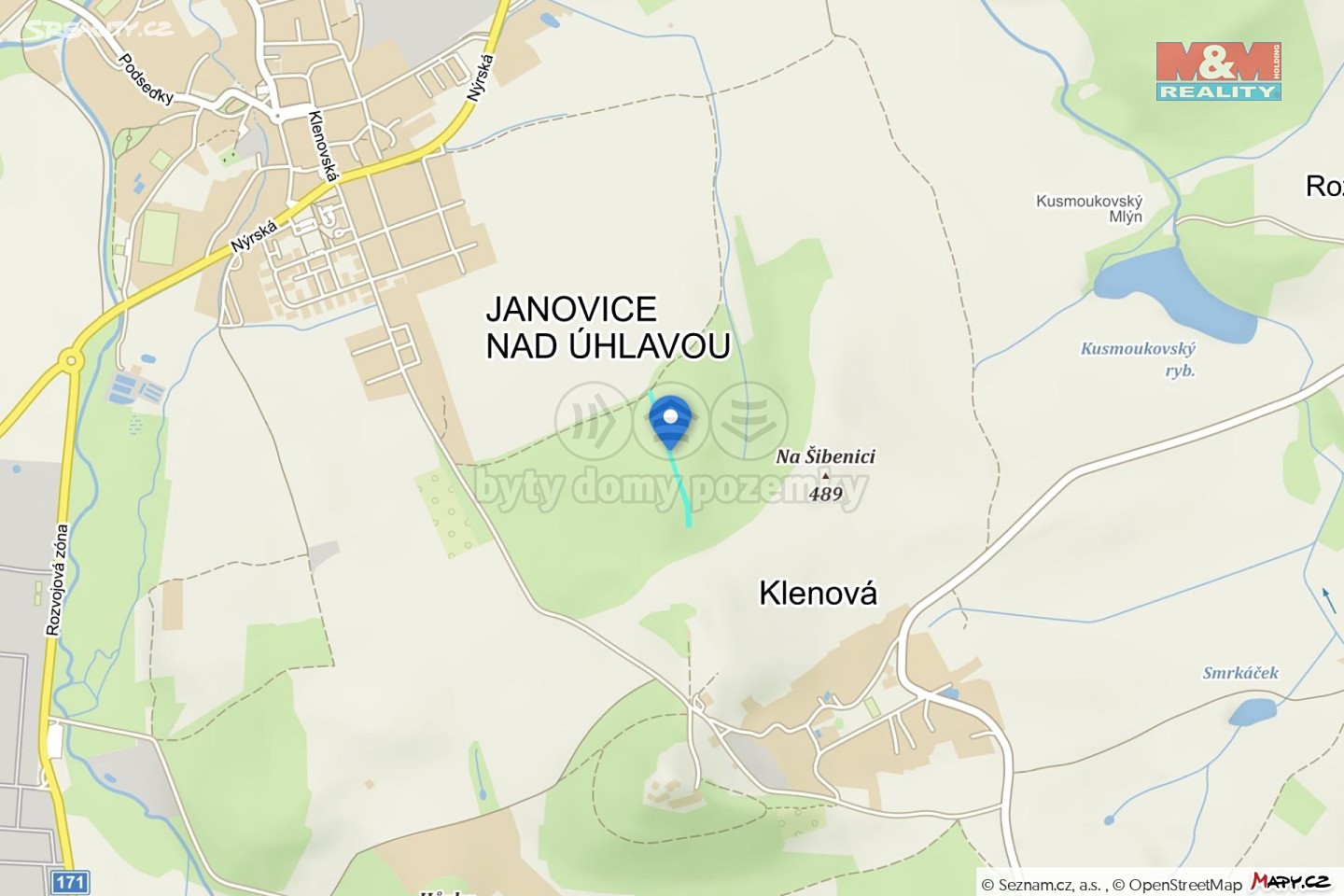 Prodej  lesa 3 741 m², Janovice nad Úhlavou, okres Klatovy