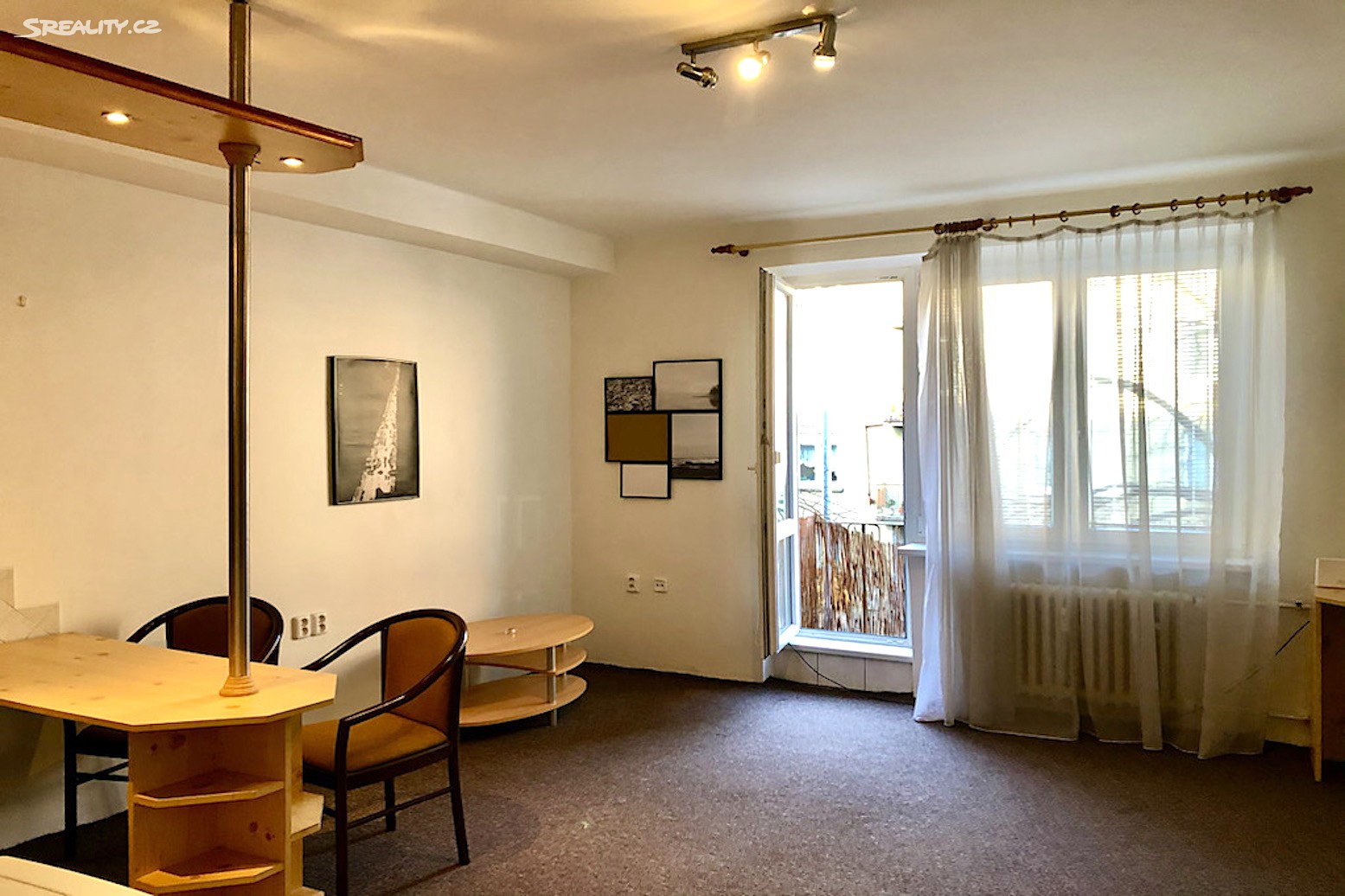 Pronájem bytu 1+kk 29 m², Nad přívozem, Praha 4 - Braník