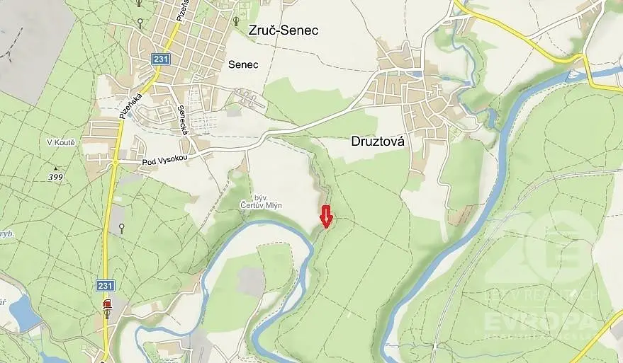 Zruč-Senec - Senec, okres Plzeň-sever