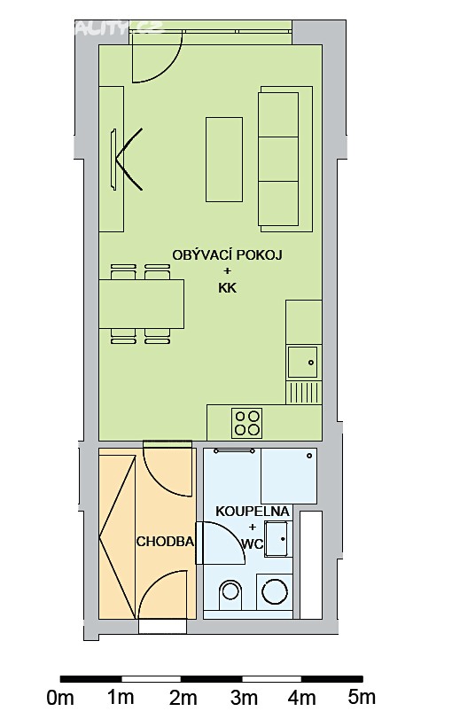 Prodej bytu 1+kk 35 m², Aloise Rašína, Olomouc - Řepčín