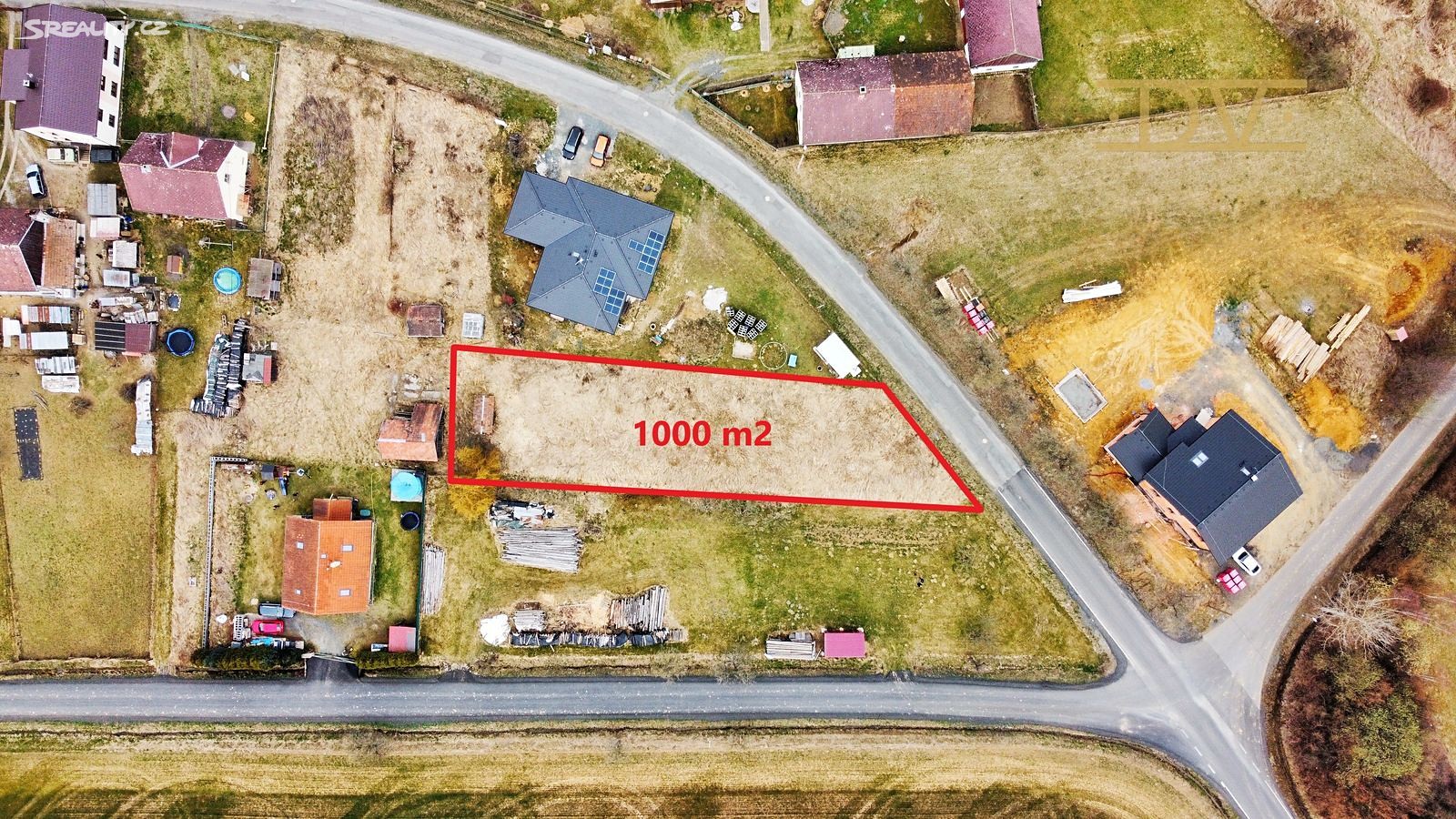 Prodej  stavebního pozemku 1 000 m², Mrákov, okres Domažlice