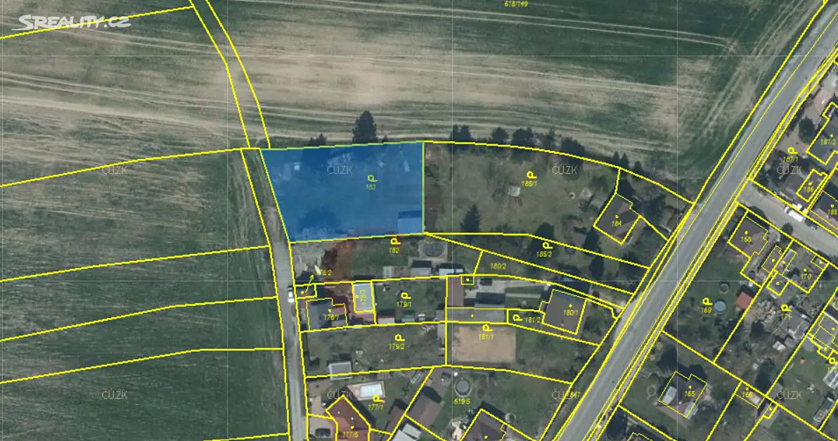 Prodej  stavebního pozemku 1 274 m², Plzeň, okres Plzeň-město